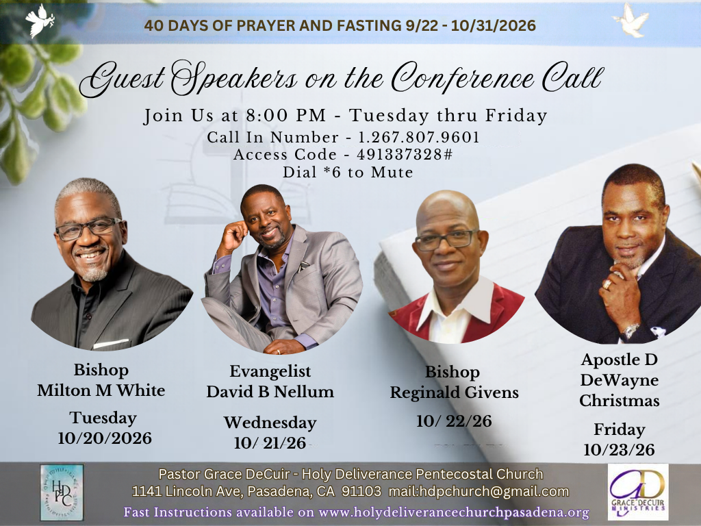 40 Days  2026 Weekly Speakers 10-18 Week.png